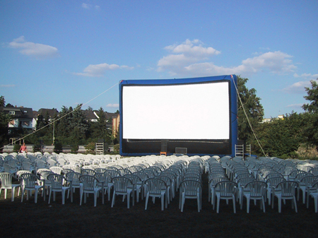 Open Air Kino, Schleuseninsel Limburg 2003